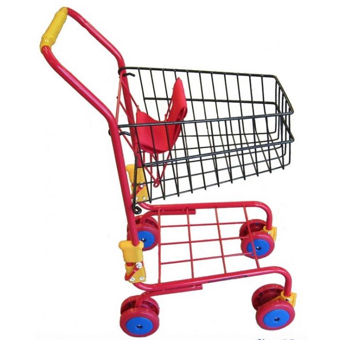 Metal childs clearance shopping trolley